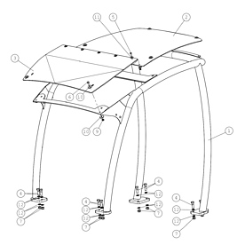 A21587 SAFETY FRAME, COMPLE A750 from 1710