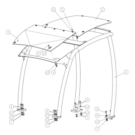 A21587 SAFETY FRAME, COMPLE A750 from 1710