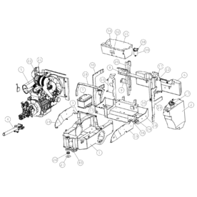 A21669 REAR CHASSIS 745/750 A745 from 1500