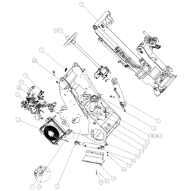 A21724 FRONT CHASSIS, 700SE A745 from 1710