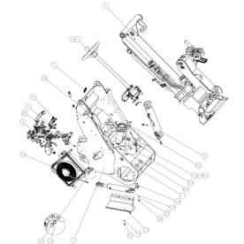 A21724 FRONT CHASSIS, 700SE A755i from 1710