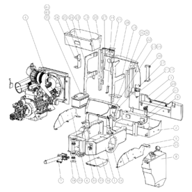 A21726 REAR CHASSIS 755I/76 A750 from 1710