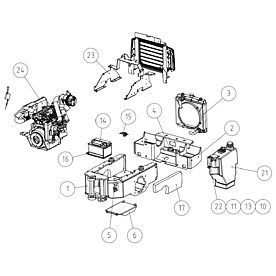A21740 REAR FRAME A423 from 1820