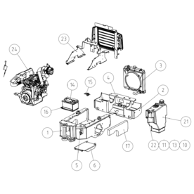 A21740 REAR FRAME A423 from 1820