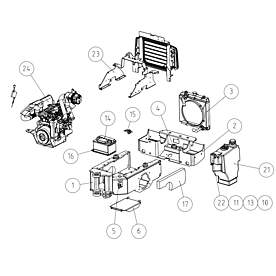 A21740 REAR FRAME A523 from 1820