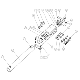 A34234 HYDRAULIC MANIFOLD 7 A745 from 1500