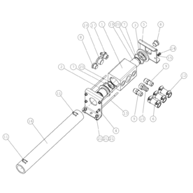 A34234 HYDRAULIC MANIFOLD 7 A745 from 1500