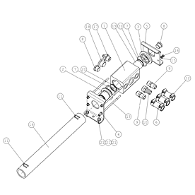 A34234 HYDRAULIC MANIFOLD 7 A750 from 1500