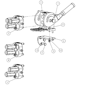 A34366 MULTI CONNECTOR, ON A745 from 1500