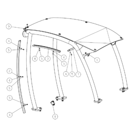 A34917 WORK LIGHT KIT, 3 PC A640 from 1744