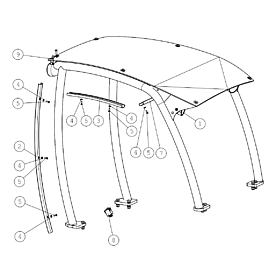 A34917 WORK LIGHT KIT, 3 PC A640 from 1744