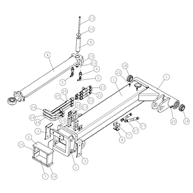 A34965 OUTER BOOM HD, ASSEM A745 from 1710