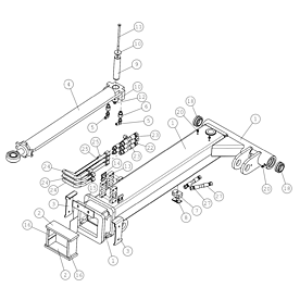 A34965 OUTER BOOM HD, ASSEM A750 from 1500