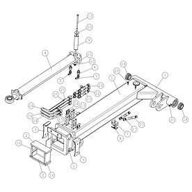 A34965 OUTER BOOM HD, ASSEM A750 from 1710