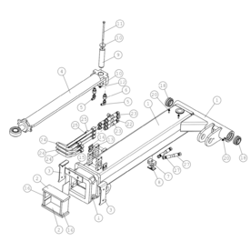 A34965 OUTER BOOM HD, ASSEM A755i from 1710