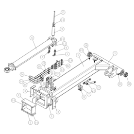 A34965 OUTER BOOM HD, ASSEM A760i from 1710