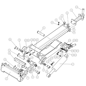 A34966 INNER BOOM HD, ASSEMBLY A745 from 1500