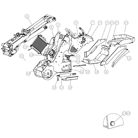 A34978 FRONT CHASSIS, ASSEM A750 from 1500