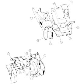 A35608 COVER PLATES, KIT, 5 A523 from 1820