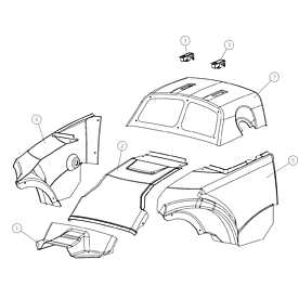 A35659 COVER PLATES HD, REAR A528 from 1744