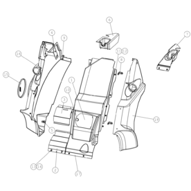 A35661 COVER PLATES HD, KIT A423 from 1820