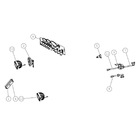 A35734 COVER PLATES, FRONT A640 from 1744