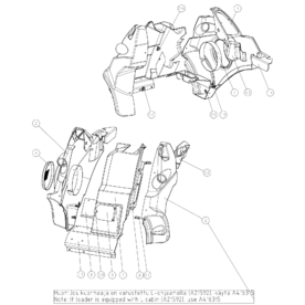 A35804 COVER PLATES, KIT, F A745 from 1500