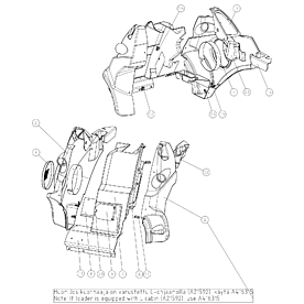 A35804 COVER PLATES, KIT, F A745 from 1500