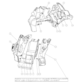 A35804 COVER PLATES, KIT, F A750 from 1500