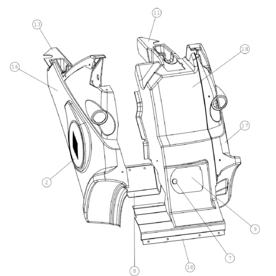 A35953 COVER PLATES HD, KIT A635 from 1744