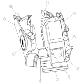 A35953 POLYKARB, COVER PLATES HD, KIT A523 from 1820