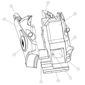 A35953 POLYKARB, COVER PLATES HD, KIT A523 from 1820
