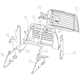 A35958 MOUNTING BRACKETS, C A528 from 1744