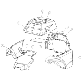 A36298 COVER PLATES, REAR A745 from 1500