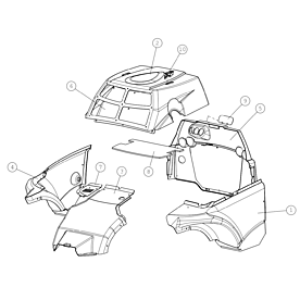 A36298 COVER PLATES, REAR A750 from 1500