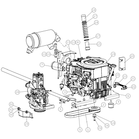 A36692 KOHLER,ENGINE,ASSEMBLY 225 A220 from 1830