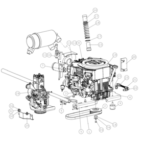 A36692 KOHLER,ENGINE,ASSEMBLY 225 A220 from 1830