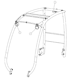 A36866 WORK LIGHT KIT LED 7 A225 from 1830