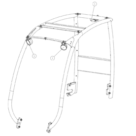 A36866 WORK LIGHT KIT LED 7 A225 from 1830