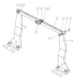 A37253 HYDRAULIC MANIFOLD 7 A640 from 1744