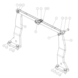 A37253 HYDRAULIC MANIFOLD 7 A640 from 1744