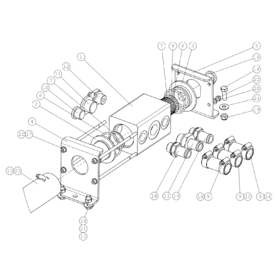 A37253 HYDRAULIC MANIFOLD 7 A760i from 1710