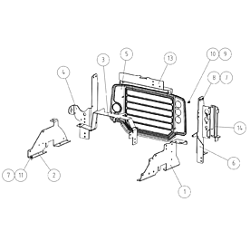 A37475 MOUNTING BRACKETS, C A423 from 1820