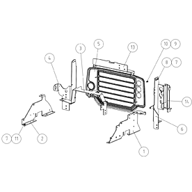 A37475 MOUNTING BRACKETS, C A523 from 1820