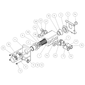 A37568 HYDRAULIC MANIFOLD A523 from 1820