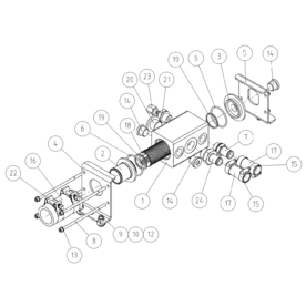 A37568 HYDRAULIC MANIFOLD A528 from 1744