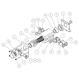 A37568 HYDRAULIC MANIFOLD A528 from 1744