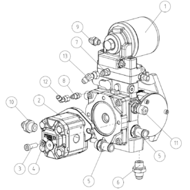 A37577 HYDRAULIC PUMPS ASSEMBLY A523 from 1820