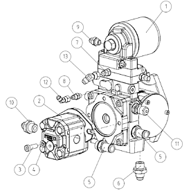 A37577 HYDRAULIC PUMPS ASSEMBLY A523 from 1820
