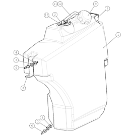 A413932 FUEL TANK, COMPLETE A528 from 1744